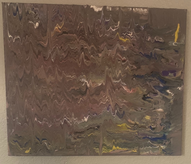 When You Try to Paint Shapes and Fail by artist Martin George